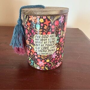 Natural Life Jar Candle Fearless Gardenia Soy Boho